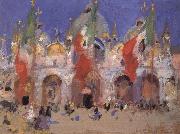 Francis Campbell Boileau Cadell St.Mark-s Square,Venice oil painting